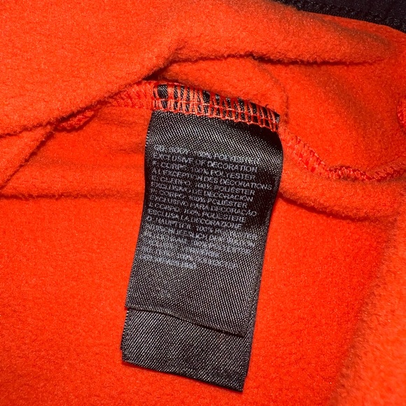 Orange The North face Large Fleece - Picture 4 of 4